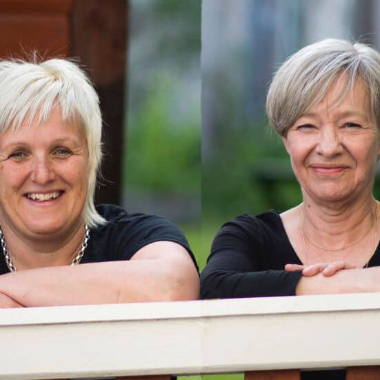 Anette (Nettan) och Monica från Hårfixarna