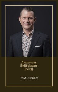 Concierge Alexander Skiöldsparr Irving