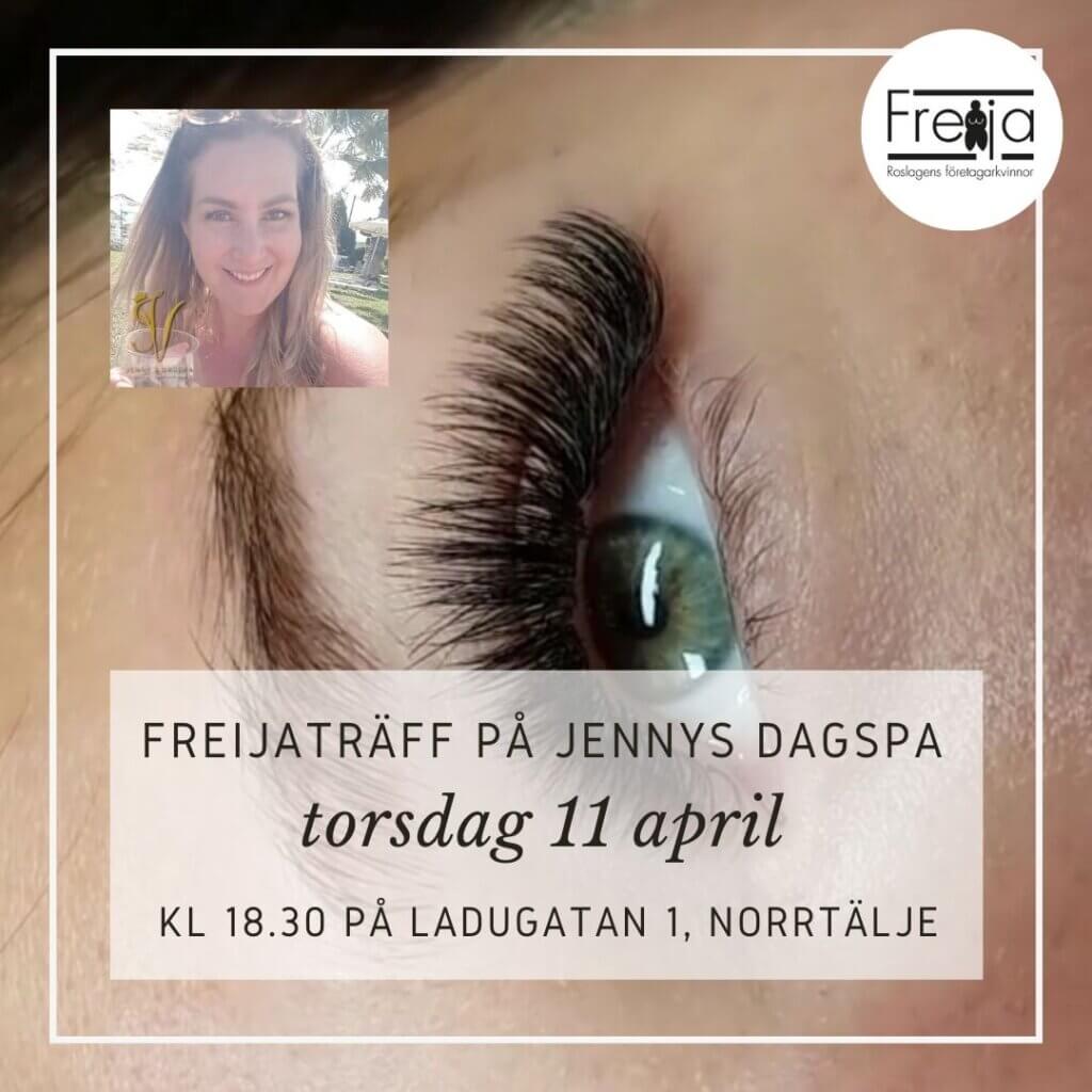 FREIJATRÄFF hos Jennys Dagspa i Norrtälje torsdagen 11 april 2024.