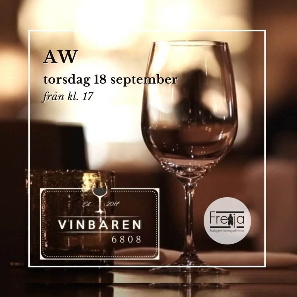 AW på Vinbaren 6808 18/9